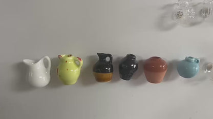 🌸Cute Plant Ceramic Vase Fridge Magnets (8 Pcs Set)